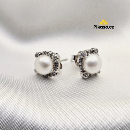 13134 stribrne nausnice damske 2 43 g
