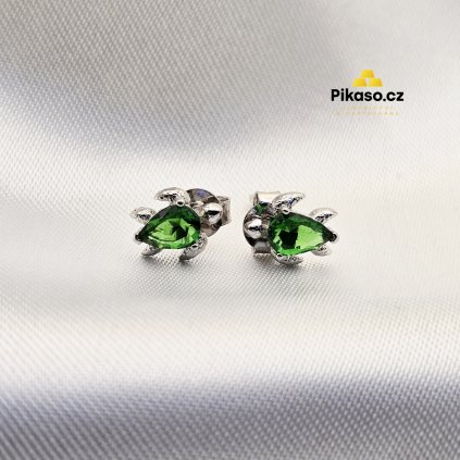 13149 stribrne nausnice damske 1 4 g