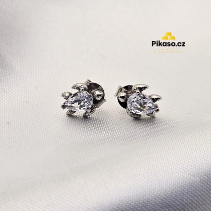 13176 stribrne nausnice damske 1 53 g