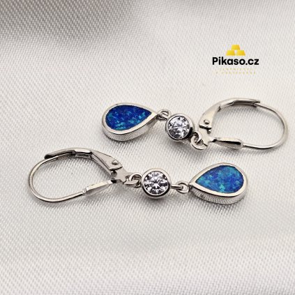 13188 stribrne nausnice damske 2 24 g