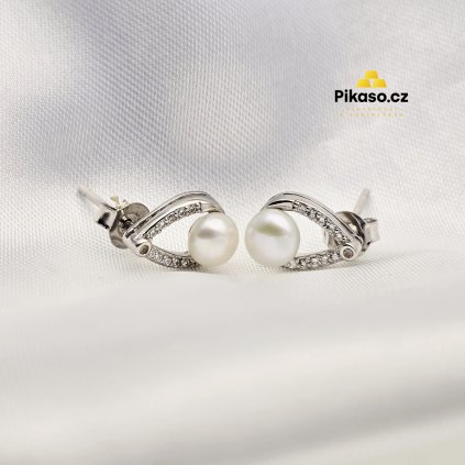 13206 stribrne nausnice damske 1 91 g
