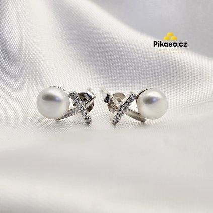 13239 stribrne nausnice damske 2 47 g