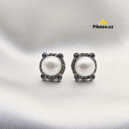 13251 stribrne nausnice damske 2 44 g