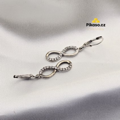 13257 stribrne nausnice damske 2 24 g