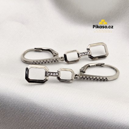 13263 stribrne nausnice damske 3 02 g