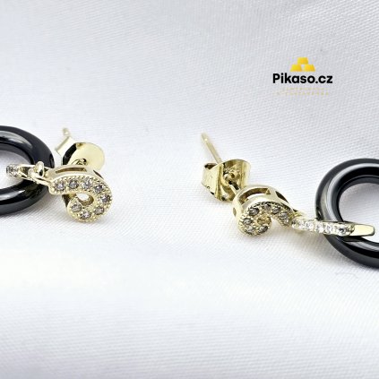 13398 stribrne nausnice damske 3 53 g