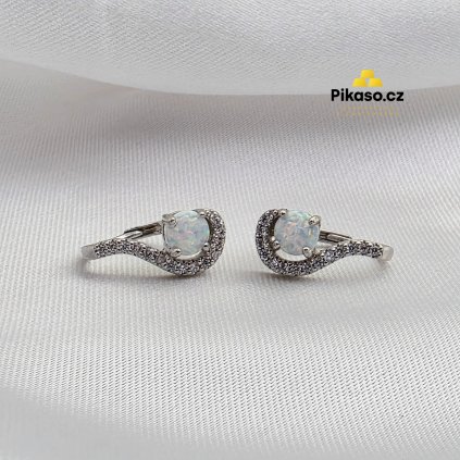 13488 stribrne nausnice damske 2 72 g