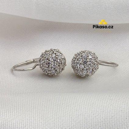 13509 stribrne nausnice damske 6 13 g