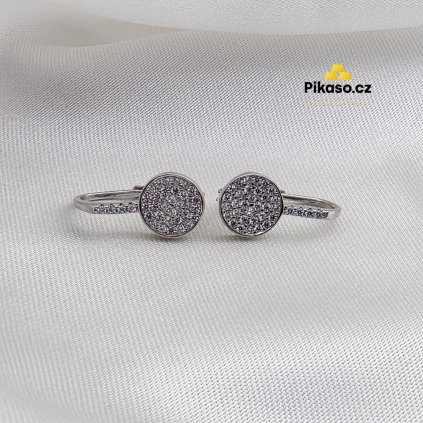13521 stribrne nausnice damske 2 38 g