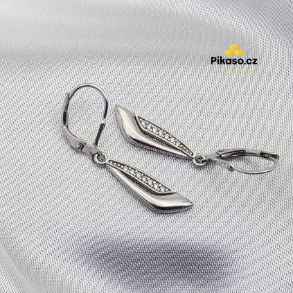 13542 stribrne nausnice damske 2 42 g