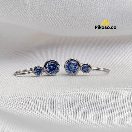 13566 stribrne nausnice damske 2 54 g