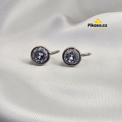 13581 stribrne nausnice damske 2 77 g