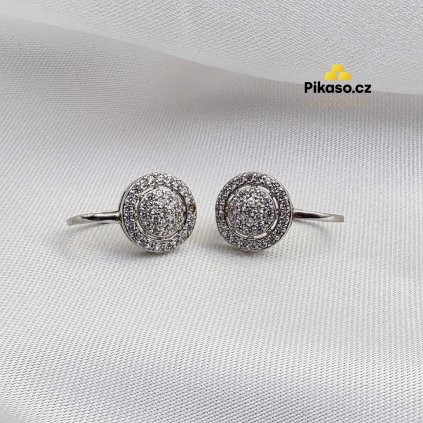 13587 stribrne nausnice damske 2 86 g