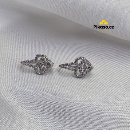 13593 stribrne nausnice damske 2 48 g
