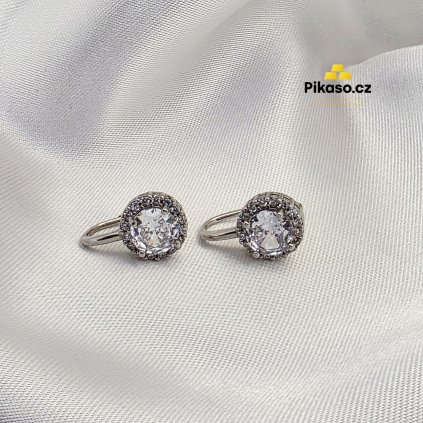 13599 stribrne nausnice damske 4 04 g