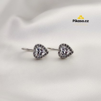 13617 stribrne nausnice damske 3 17 g