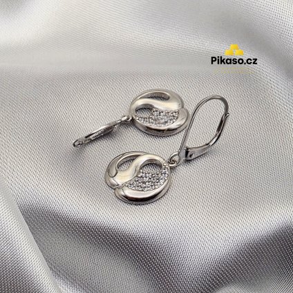 13623 stribrne nausnice damske 4 06 g