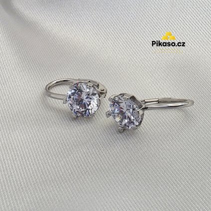 13629 stribrne nausnice damske 3 27 g