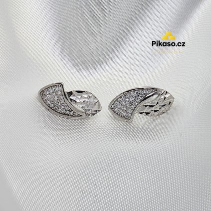 13656 stribrne nausnice damske 2 95 g