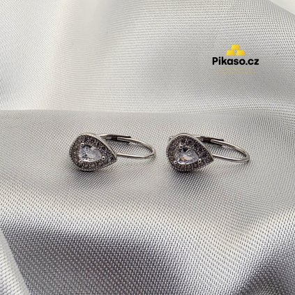 13659 stribrne nausnice damske 1 73 g