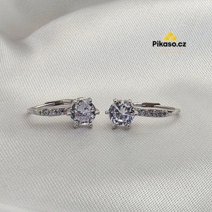 13665 stribrne nausnice damske 2 80 g