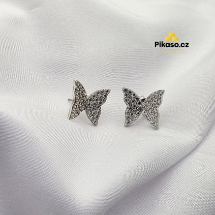 13815 stribrne nausnice damske 2 88 g