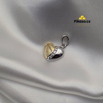 14088 stribrny privesek damsky 1 38 g