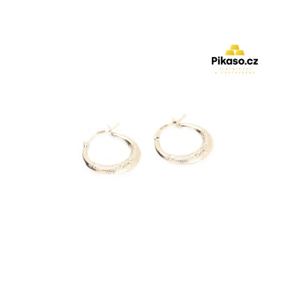 14169 zlate nausnice damske 1 06 g