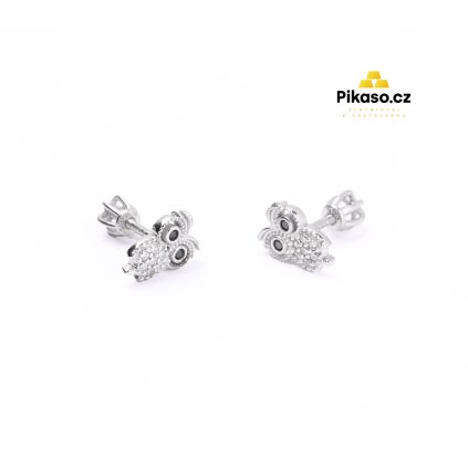 14208 zlate nausnice detske 1 50 g zvirata