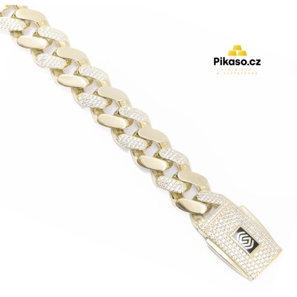 14547 zlaty naramek unisex 32 19 g
