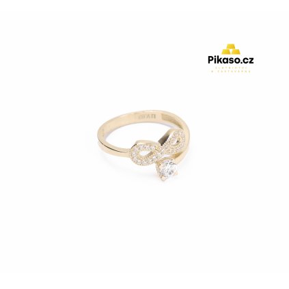 14571 zlaty prsten damsky 2 89 g nekonecno