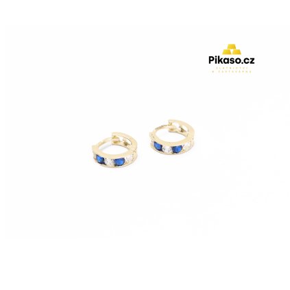 14760 zlate nausnice detske 0 93 g