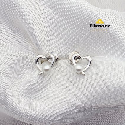14871 stribrne nausnice damske 1 52 g
