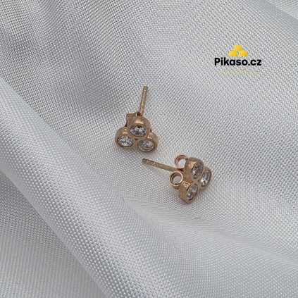 14952 stribrne nausnice damske 1 38 g