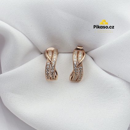 14997 stribrne nausnice damske 2 00 g