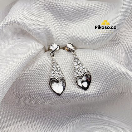 15006 stribrne nausnice damske 2 81 g