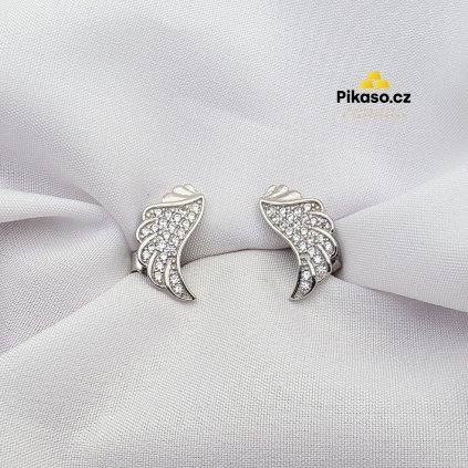 15096 stribrne nausnice damske 1 74 g