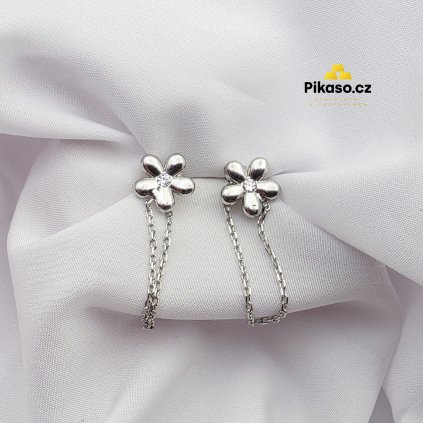 15102 stribrne nausnice damske 2 45 g