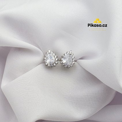 15219 stribrne nausnice damske 2 16 g