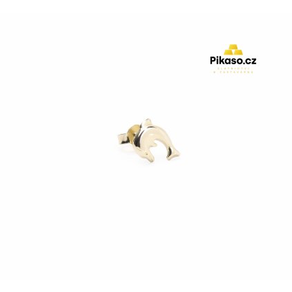 15426 zlate nausnice unisex 0 25 g zvirata