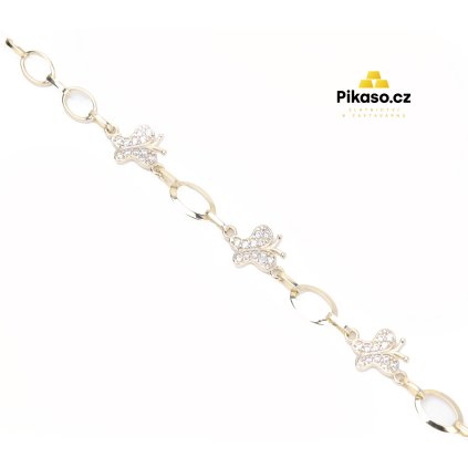 15453 zlaty naramek damsky 5 05 g zvirata