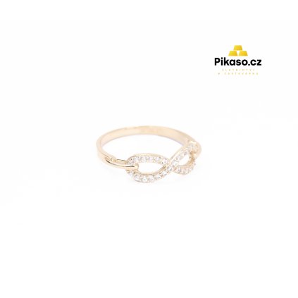 15480 zlaty prsten damsky 1 69 g nekonecno