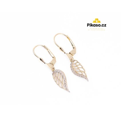 15525 zlate nausnice damske 2 15 g kridlo