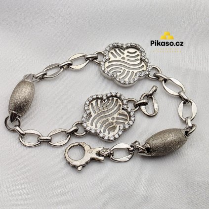 15651 stribrny naramek damsky 8 96 g