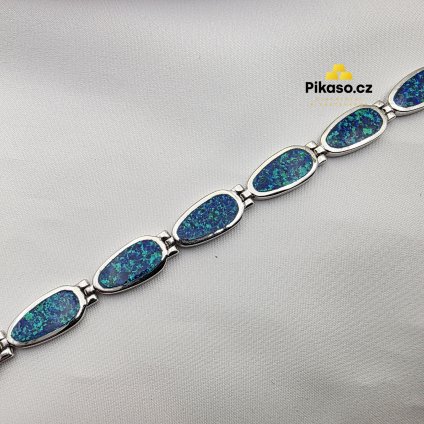 15654 stribrny naramek damsky 14 48 g