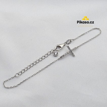 15717 stribrny naramek damsky 1 46 g