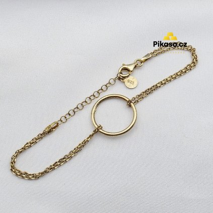 15741 stribrny naramek damsky 2 86 g