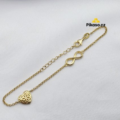 15744 stribrny naramek damsky 2 38 g