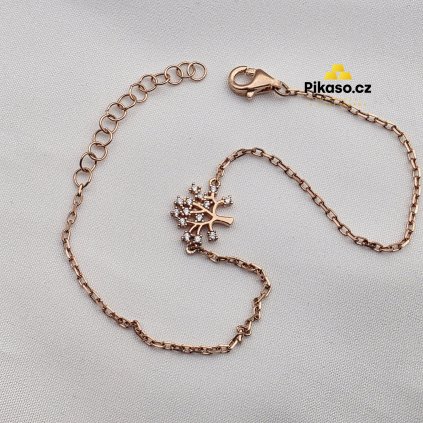 15750 stribrny naramek damsky 1 34 g