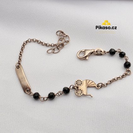 15753 stribrny naramek damsky 2 08 g